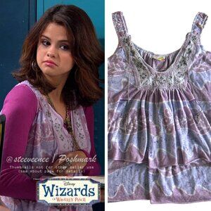 Free People Cross-Stitch Layered Tank ASO Alex Russo